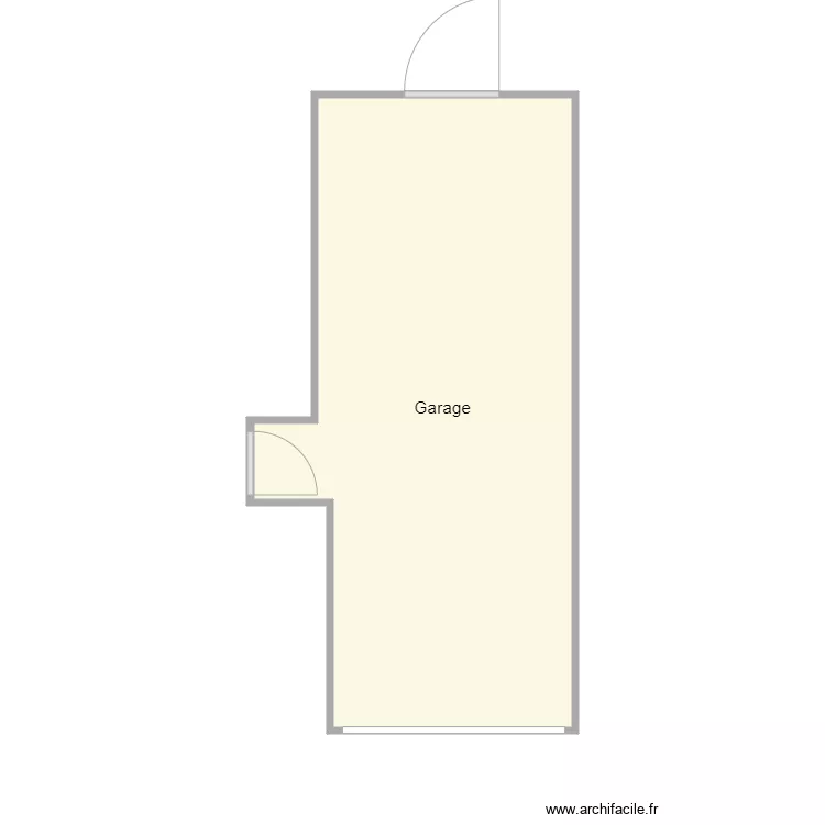 plan avant travaux Le Ber. Plan de 