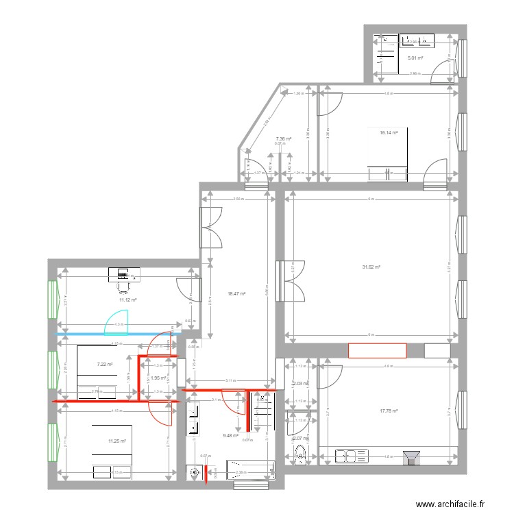 BOURELLY. Plan de 0 pièce et 0 m2