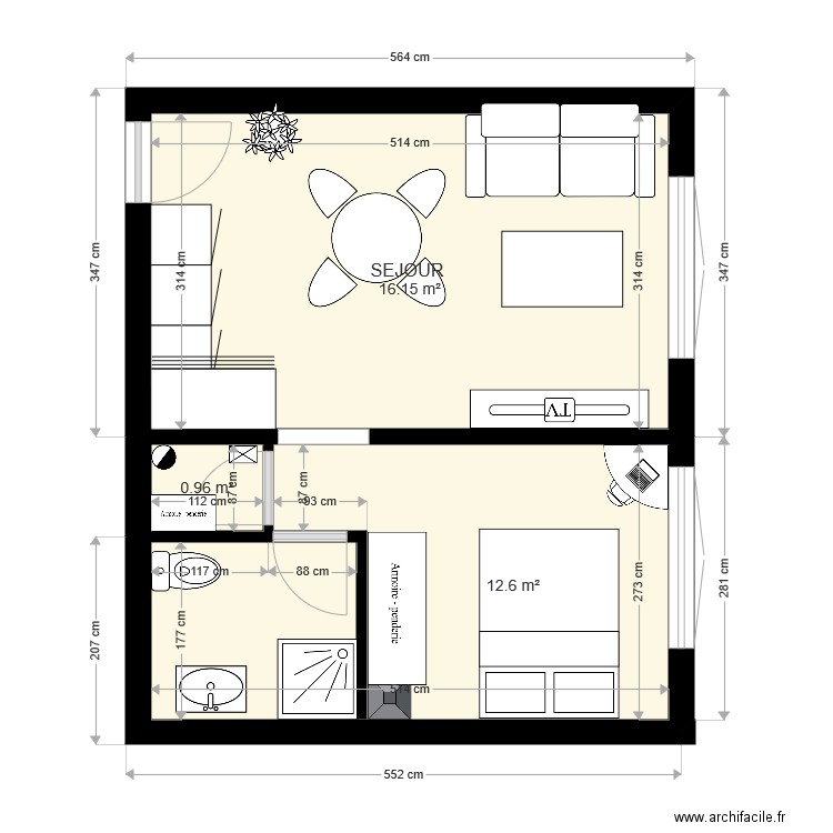 PLAN EDELWEISS V2. Plan de 0 pièce et 0 m2