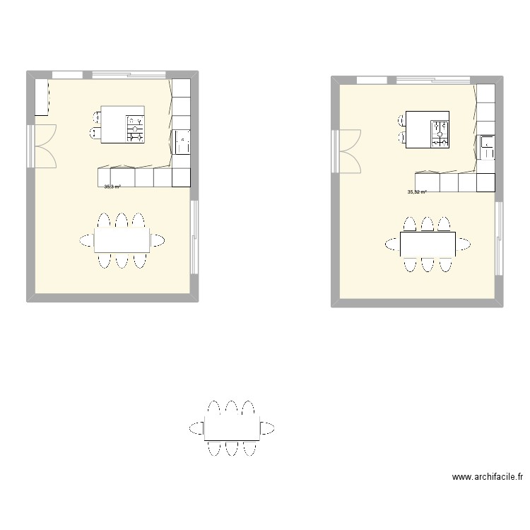 PLAN CUISINE . Plan de 0 pièce et 0 m2