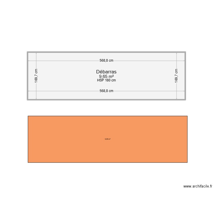 DEBARRAS DE PAPOU. Plan de 0 pièce et 0 m2