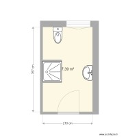 Salle de bain 210 x 360