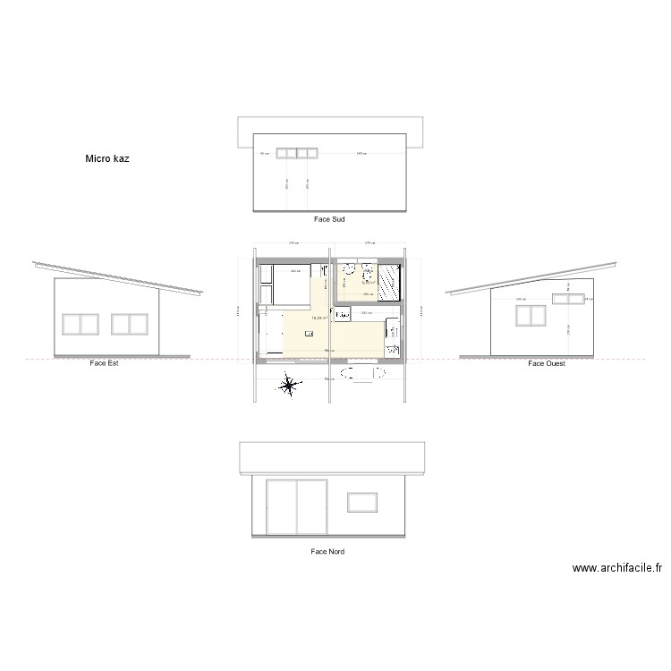 micro Kaz E. Plan de 0 pièce et 0 m2