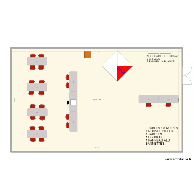 BAROLET BUREAU DE VOTE. Plan de BAROLET BUREAU DE VOTE. Plan de