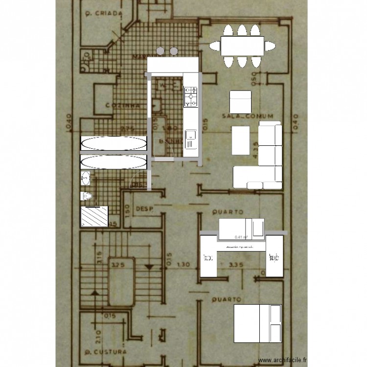 santana1. Plan de 0 pièce et 0 m2