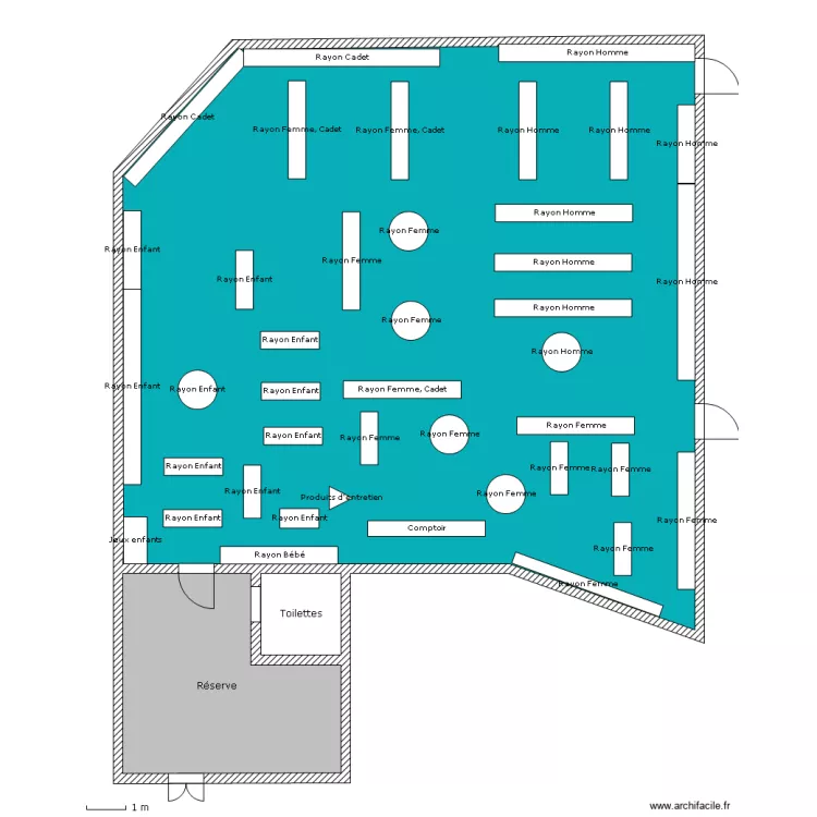 Ariva Chaussures. Plan de Ariva Chaussures. Plan de