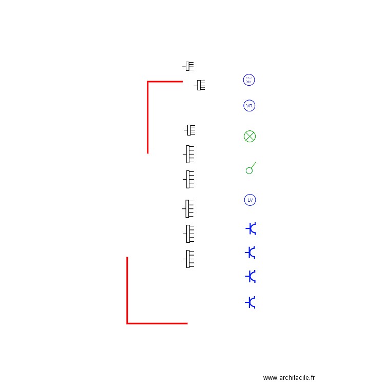 boite pieuvre. Plan de 0 pièce et 0 m2