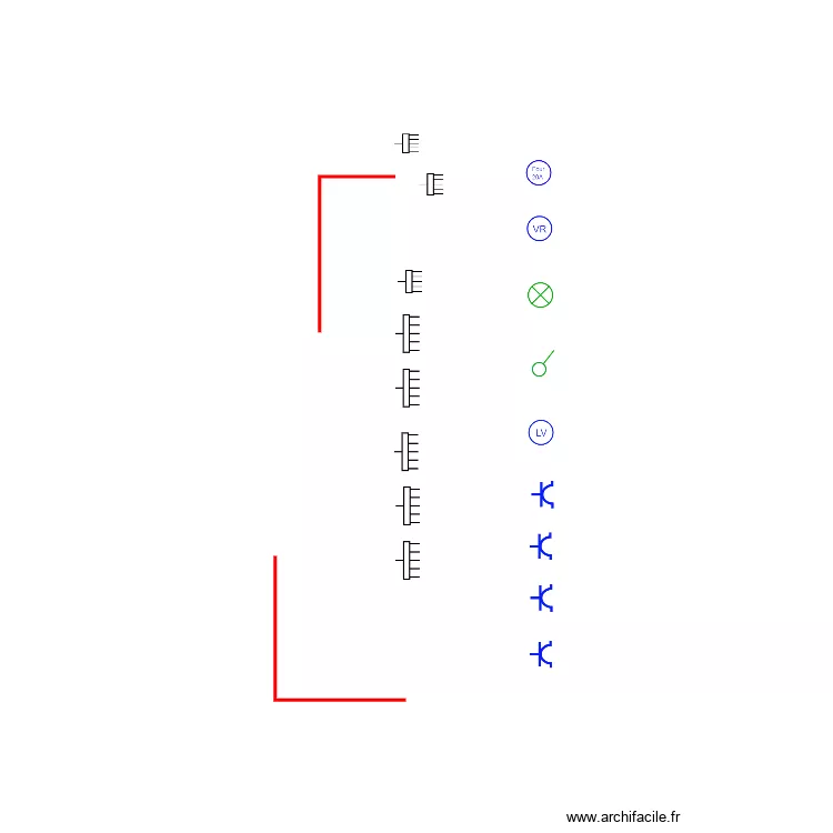 boite pieuvre. Plan de 