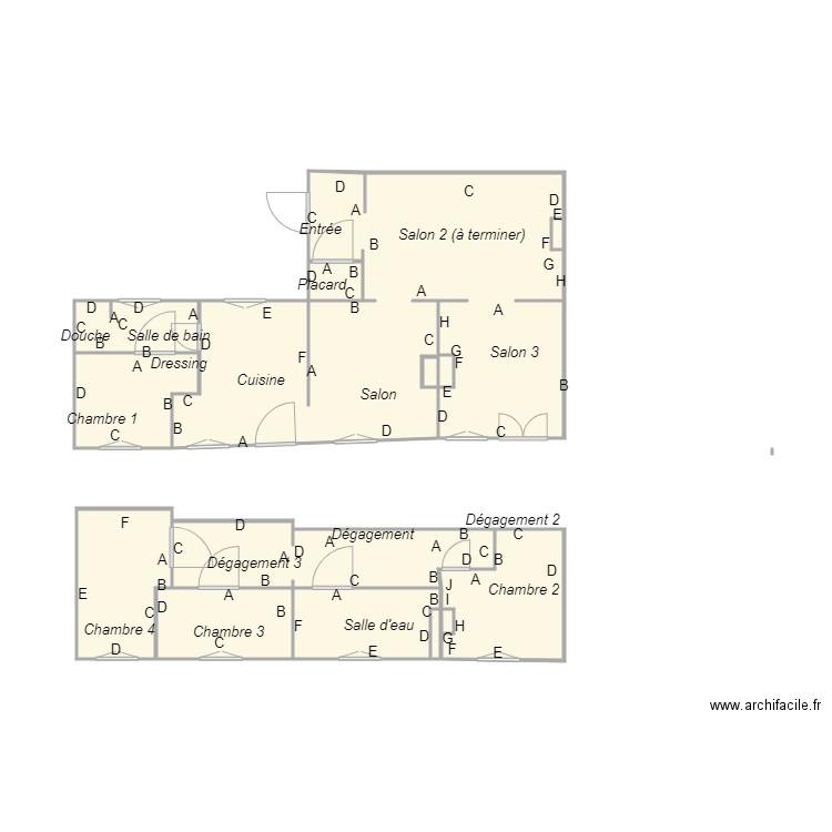 Croquis NOWALSKI. Plan de 0 pièce et 0 m2