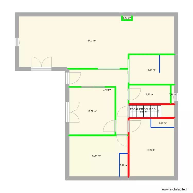 maison N&deg;3. Plan de 