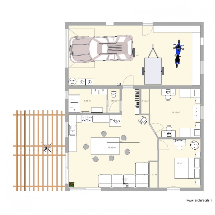 eco box 1. Plan de 0 pièce et 0 m2