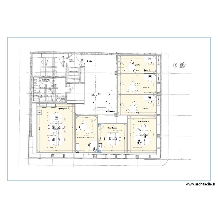 genève Kléberg. Plan de 0 pièce et 0 m2