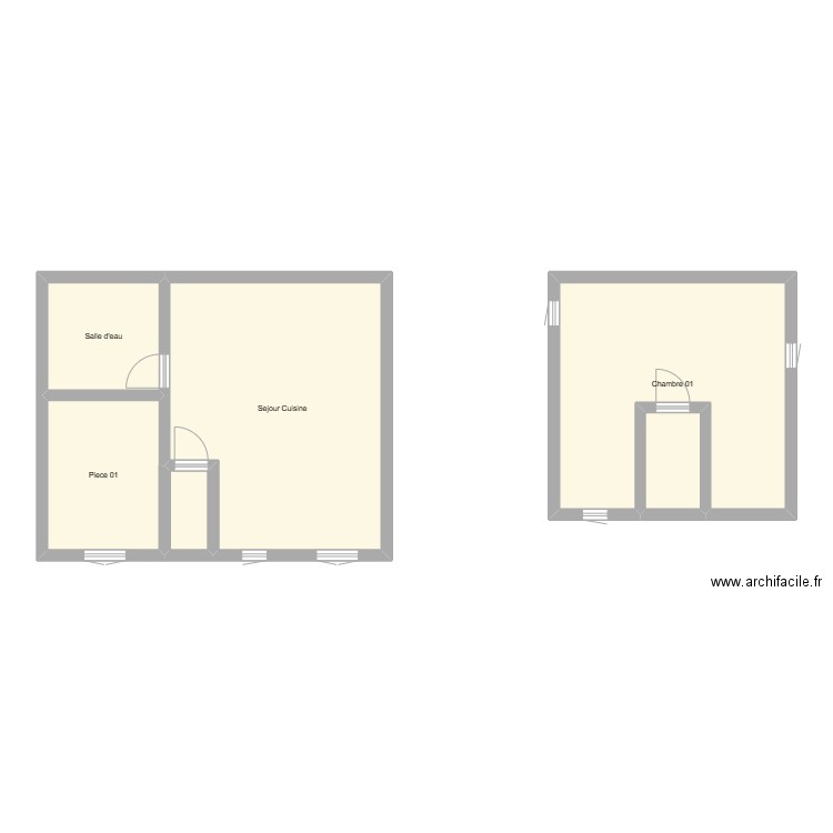 350601725. Plan de 6 pièces et 76 m2
