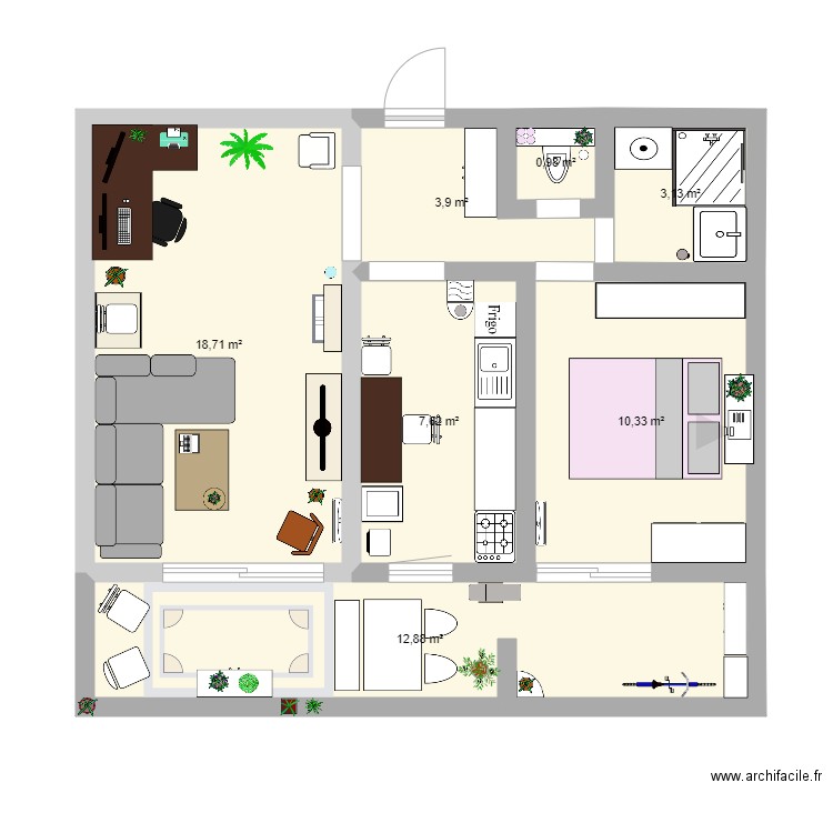 Les Quintonn. Plan de 0 pièce et 0 m2