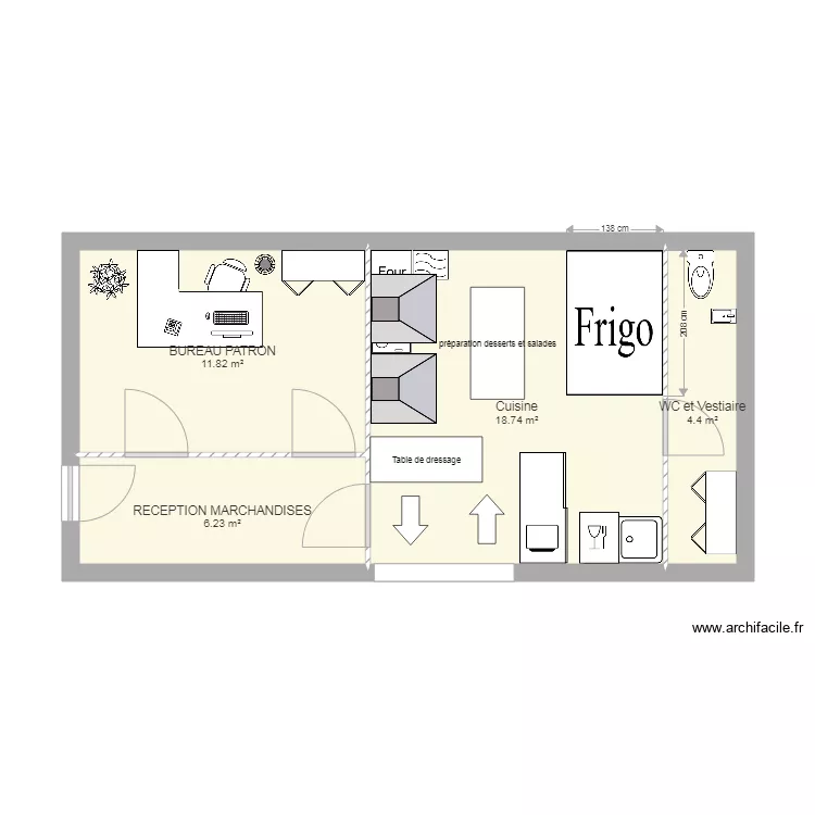 Extension cuisine 2. Plan de Extension cuisine 2. Plan de