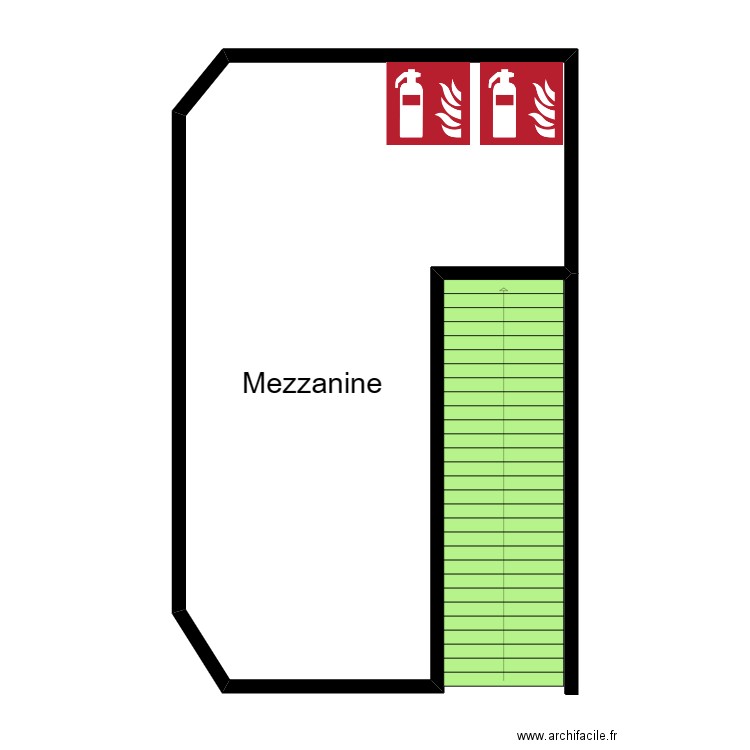 Chapelle etage. Plan de 0 pièce et 0 m2