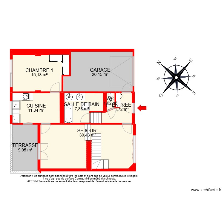 BI 11815 - RDC SAAD. Plan de 0 pièce et 0 m2
