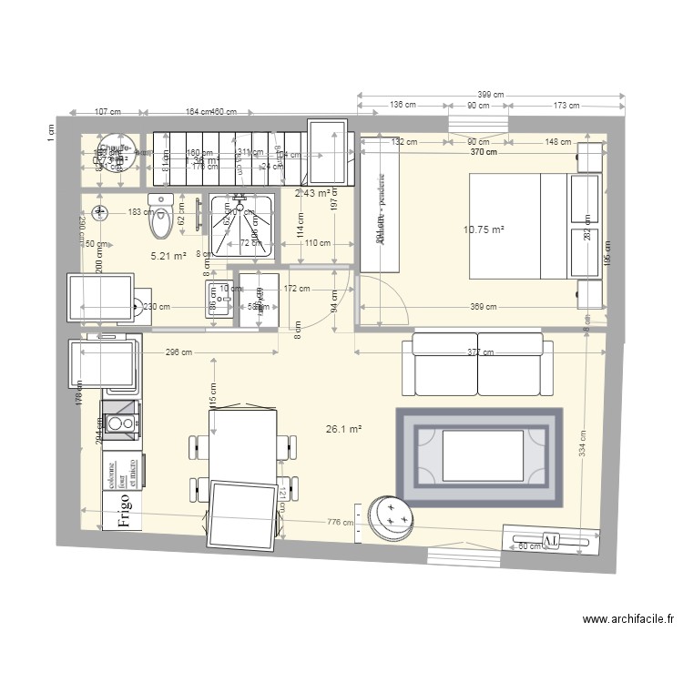 étage 2 projet v3. Plan de 0 pièce et 0 m2