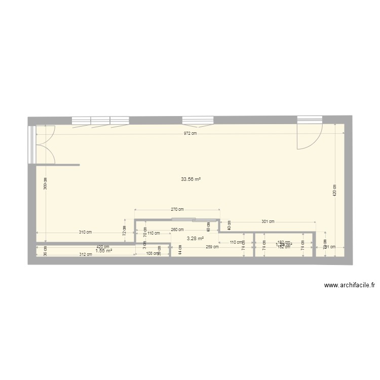 RDC. Plan de 0 pièce et 0 m2