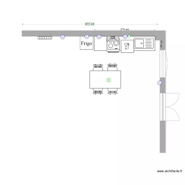 Cuisine RDC6. Plan de Cuisine RDC6. Plan de