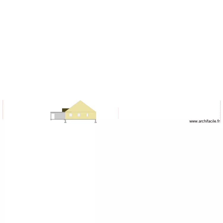 PCMI3 PLAN DE COUPE DU TERRAIN. Plan de 