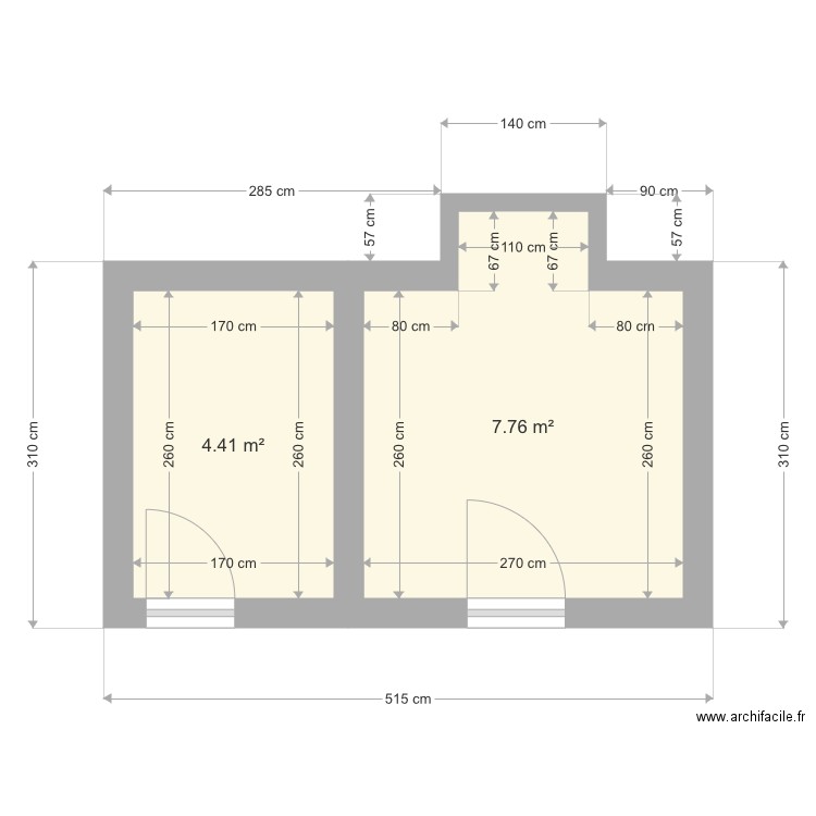 Gwen et Dorian V2. Plan de 0 pièce et 0 m2