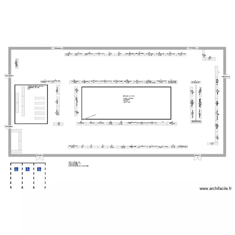 PLAN CARREFOUR DES ASSOCIATIONS   NOMINOE. Plan de 