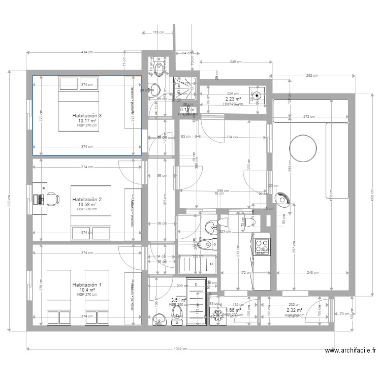 Timibucar PLanta original. Plan de 0 pièce et 0 m2