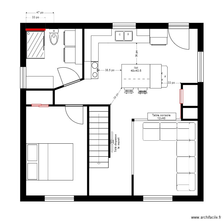 Naud rdch 2. Plan de 0 pièce et 0 m2