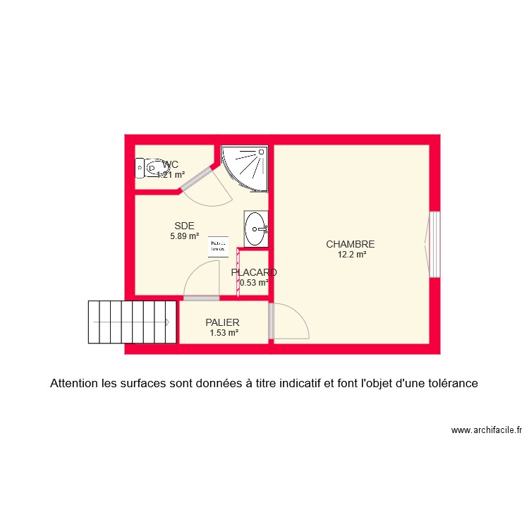 BI 6419 1ER ETAGE O. Plan de 0 pièce et 0 m2