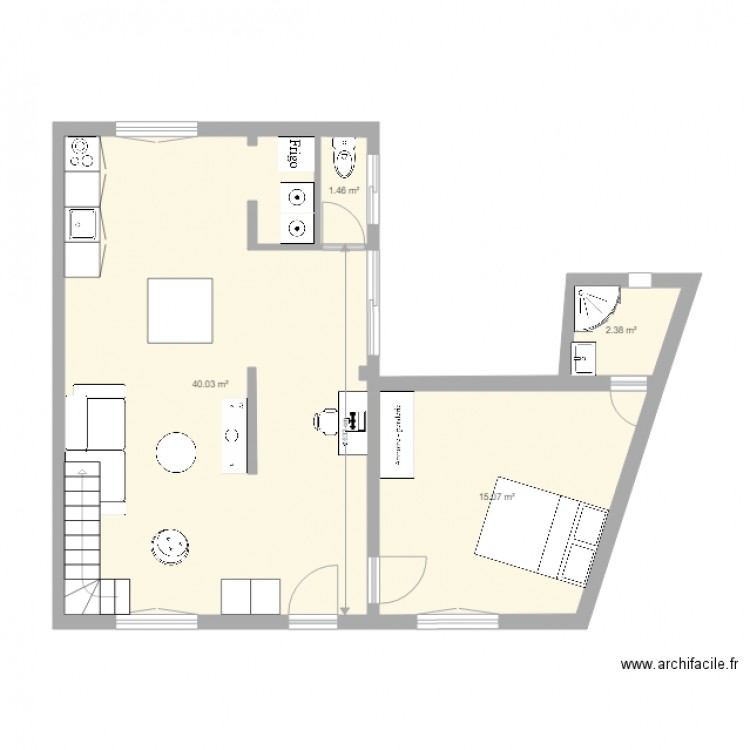 3 Jean Jaure Appt 1 ver2. Plan de 0 pièce et 0 m2