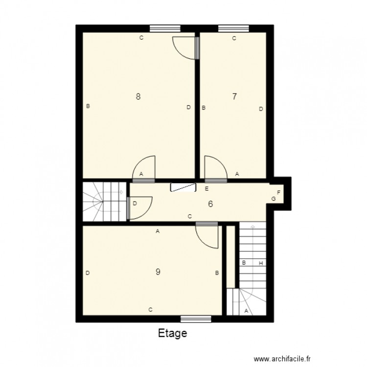 184575 BEDET Plomb. Plan de 0 pièce et 0 m2