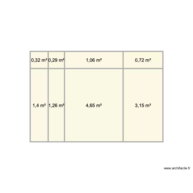Salon biblio. Plan de 