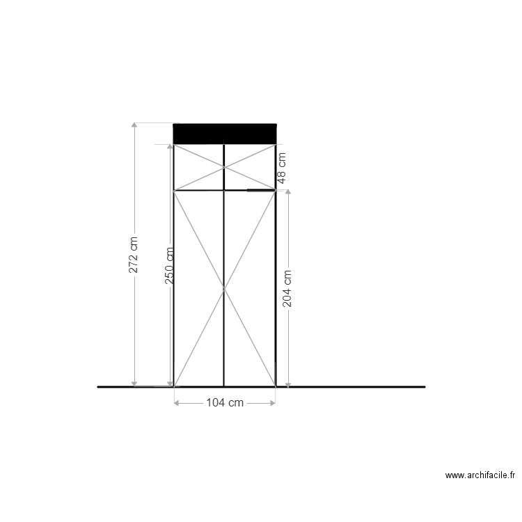 placard couloir ext 9 janv. Plan de 0 pièce et 0 m2