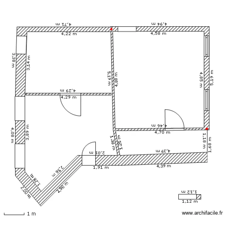 MAISON1. Plan de 