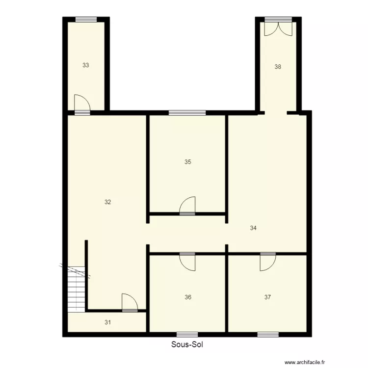 184606 MYSLIWIEC. Plan de 