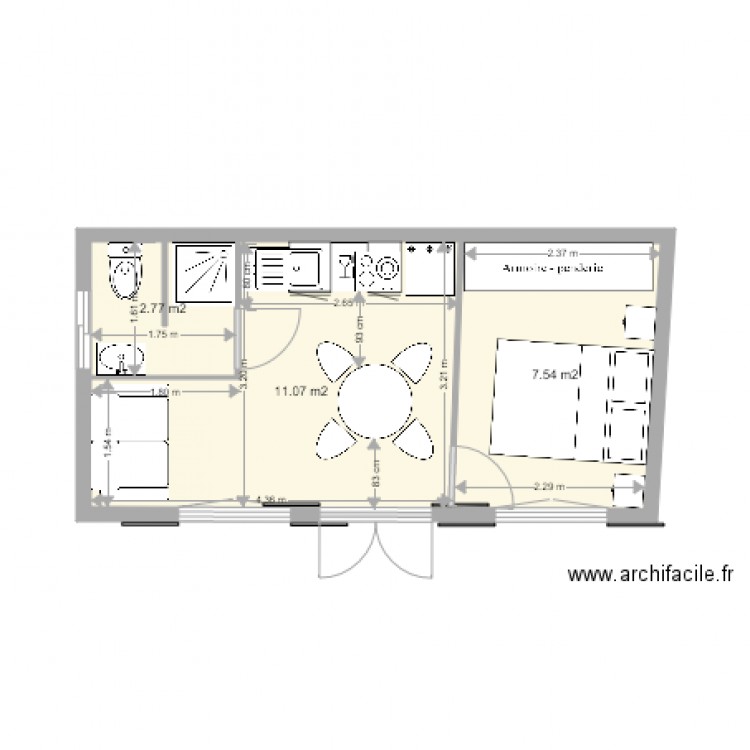 PETITE MAISON VV MEUBLES. Plan de 0 pièce et 0 m2