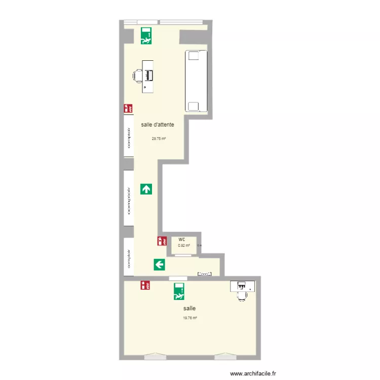 AUTO ECOLE PARIS 15E. Plan de 