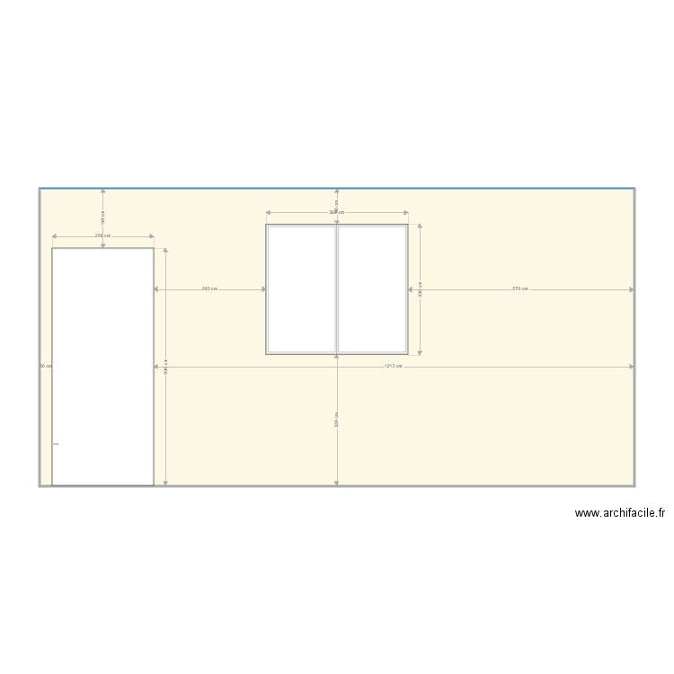 wall 26 door and window X 3. Plan de 1 pièce et 113 m2