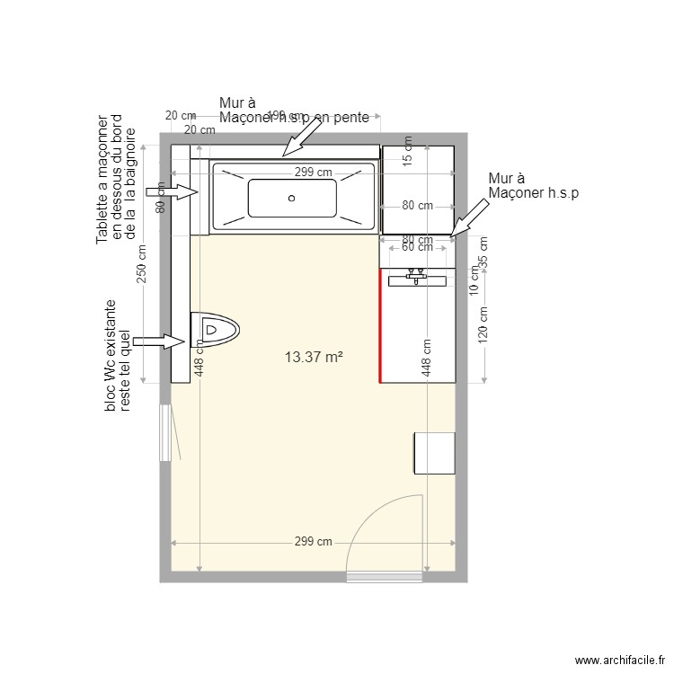 Furio SDB. Plan de 0 pièce et 0 m2