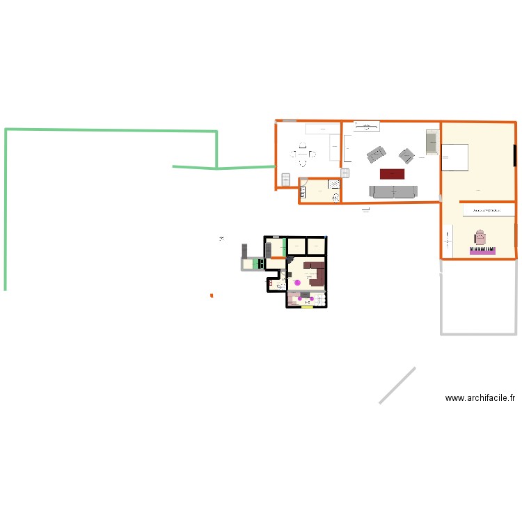 nounou 5 8123. Plan de 12 pièces et 489 m2