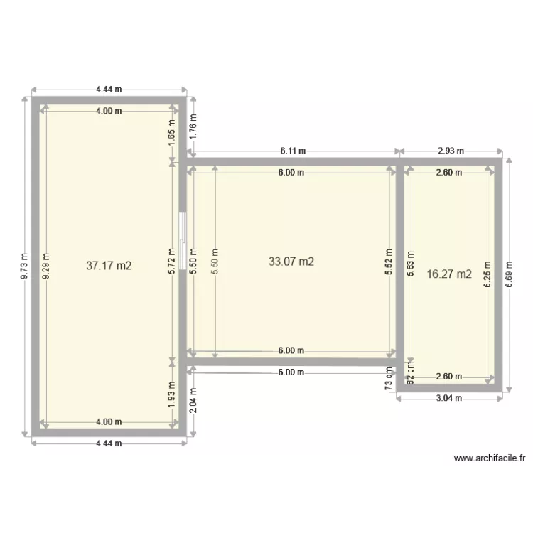 plan etage. Plan de 