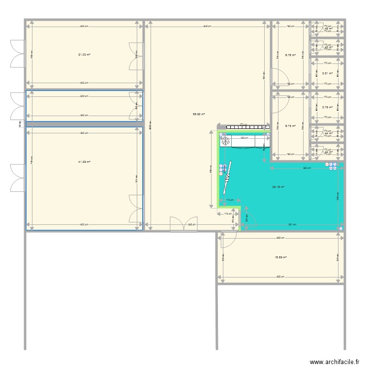 Projet visio V7. Plan de 0 pièce et 0 m2