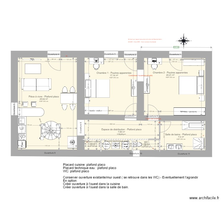 20201006 Maison de ferme RDC avec colimaçon. Plan de 0 pièce et 0 m2