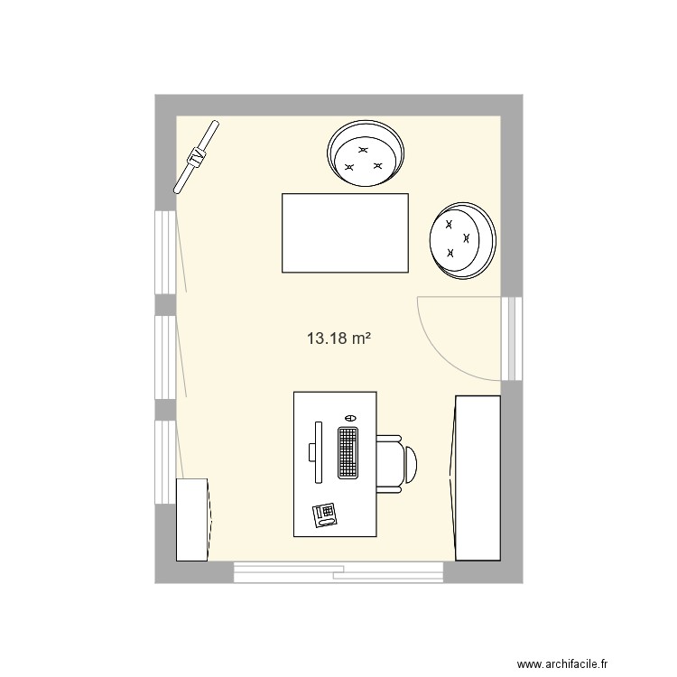 Bureau 2. Plan de 0 pièce et 0 m2