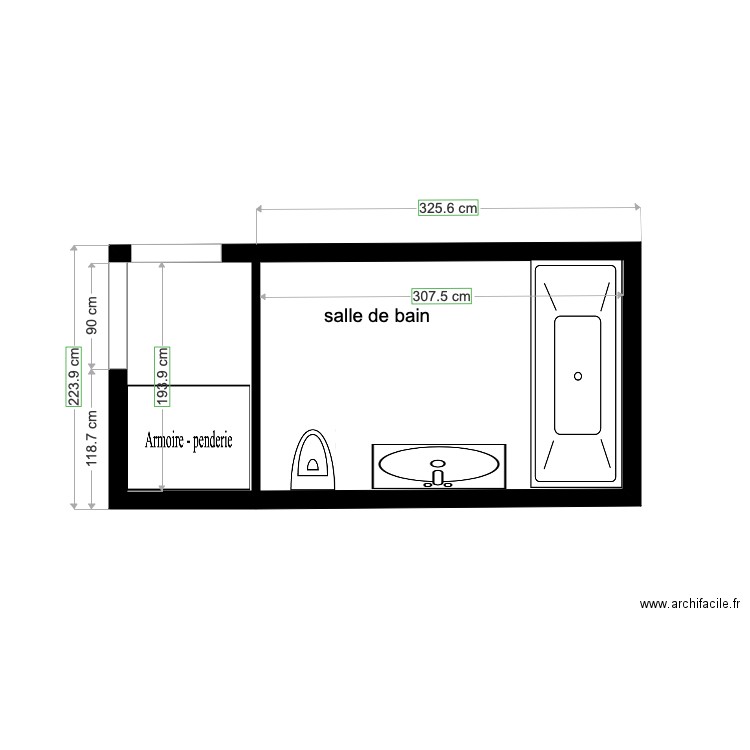 appart Clair 2. Plan de 0 pièce et 0 m2