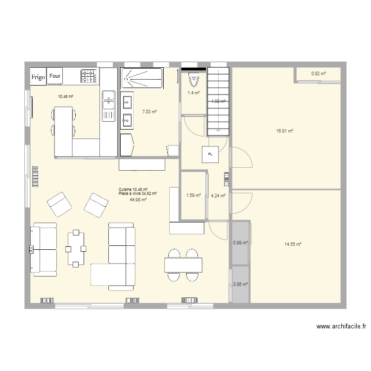 Maison Projet V7. Plan de 0 pièce et 0 m2
