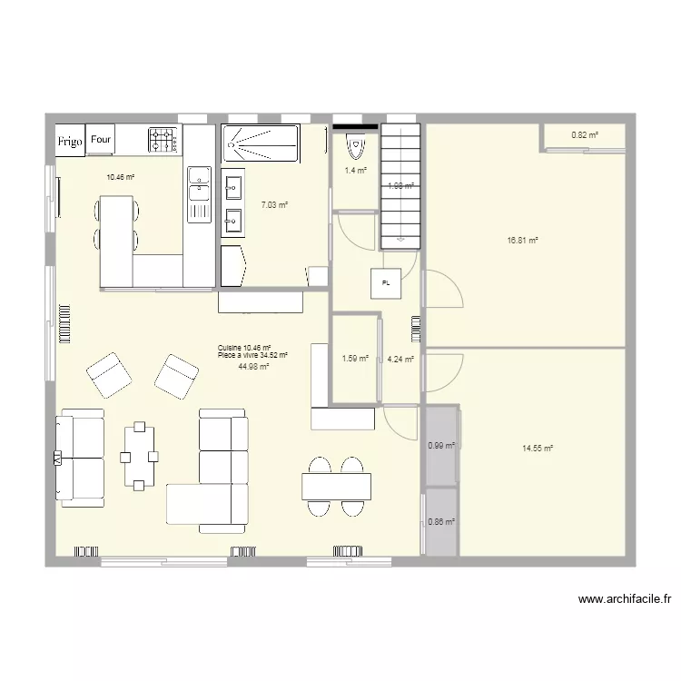 Maison Projet V7. Plan de 
