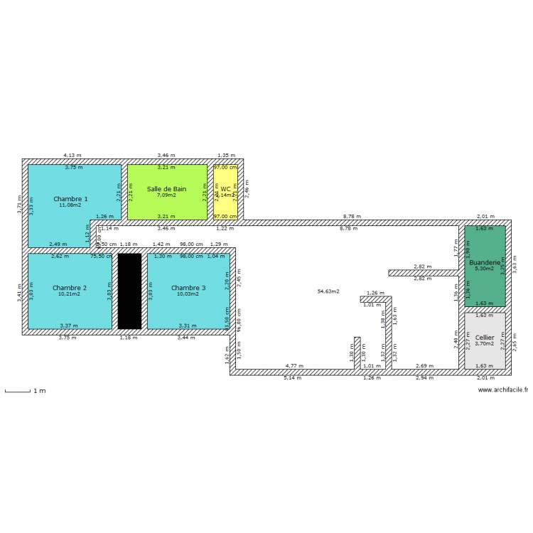 Maison 3.1. Plan de 0 pièce et 0 m2