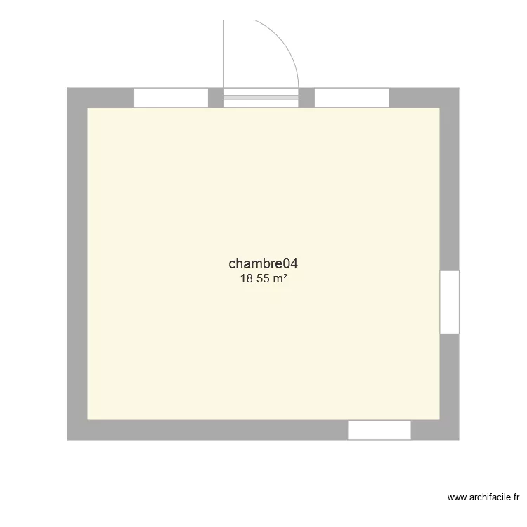chanbre 04. Plan de 